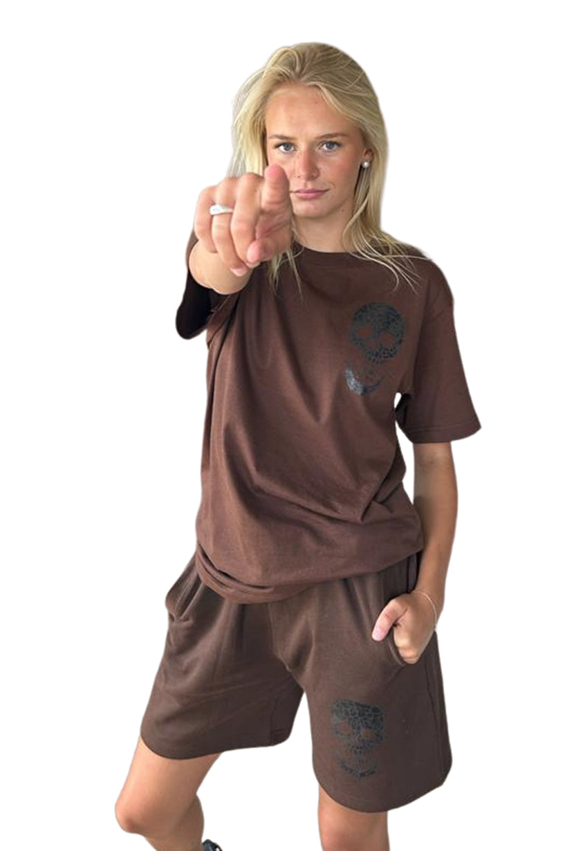 Attitude Tee Brown
