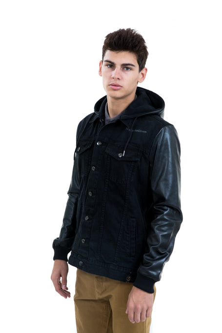 Limited Edition Denim Leather Sundial Jacket