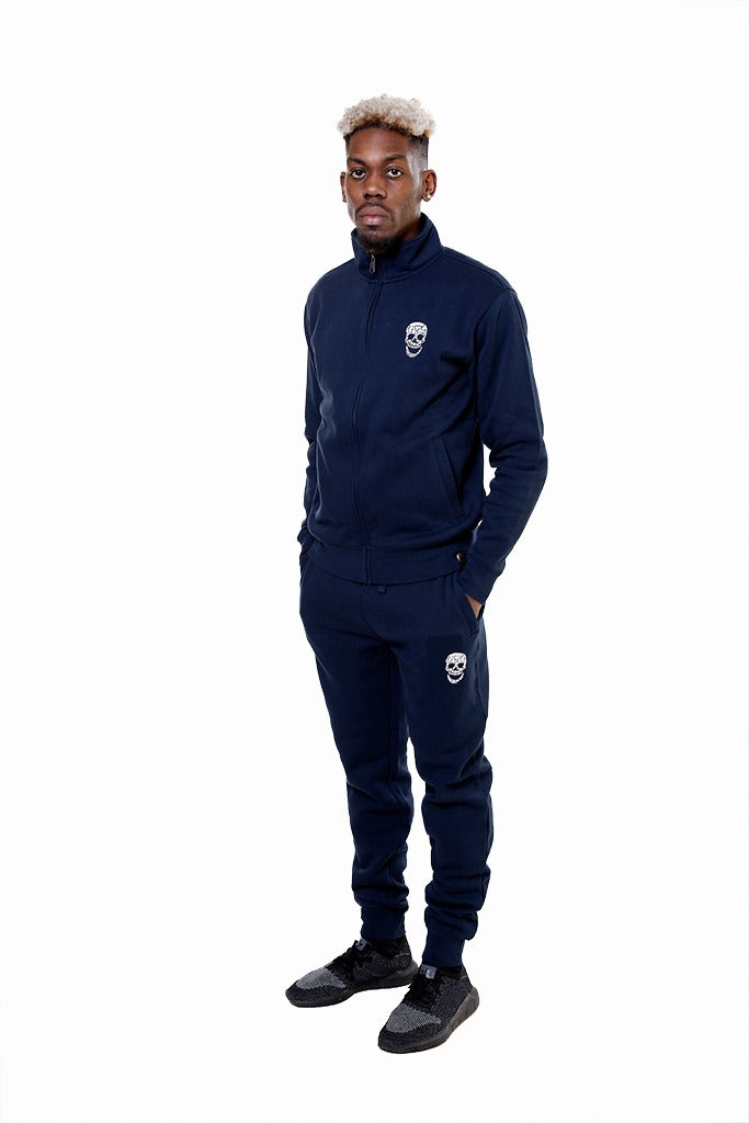 Mens Navy Sweat Jacket
