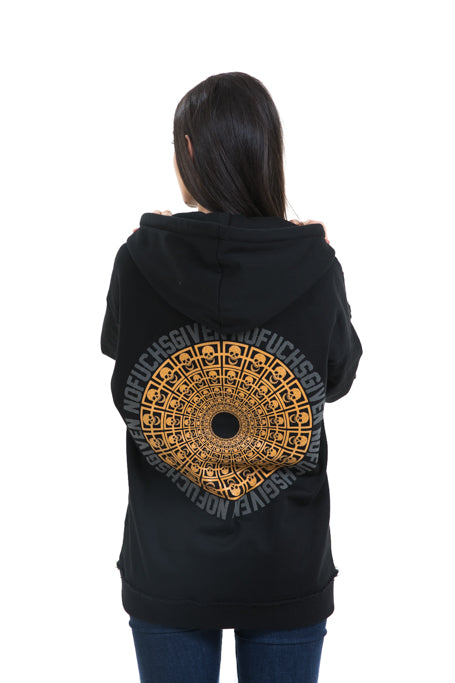 Unisex Black Sundial Hoodie