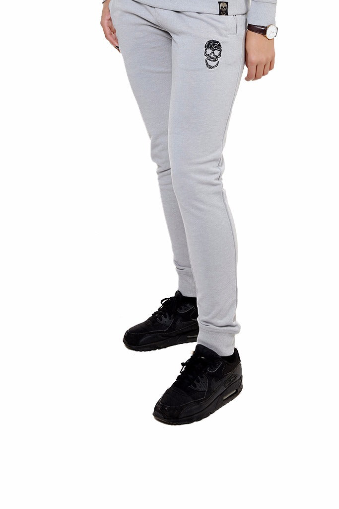 Ladies Slim Fit Silver Sweatpants – #NoFuchsGiven